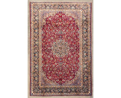 A NAJAFABAD CARPET, IRAN, MODERN 413 by 292cm 