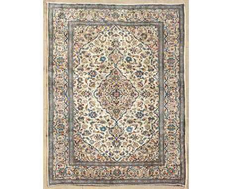 A KASHAN CARPET, IRAN, MODERN 340 by 242cm 