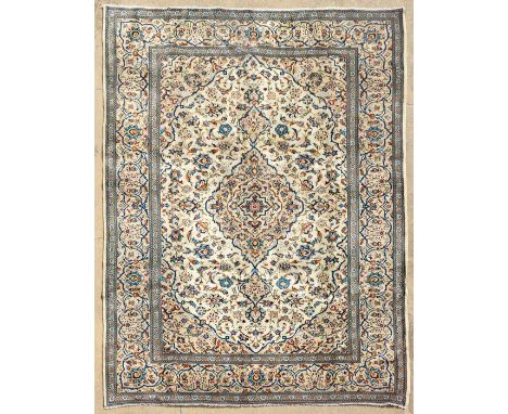 A KASHAN CARPET, IRAN, MODERN 340 by 242cm 