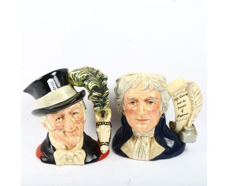2 Royal Doulton character jugs, comprising Presidential Series Thomas Jefferson D6943, and The Ring Master D6863 