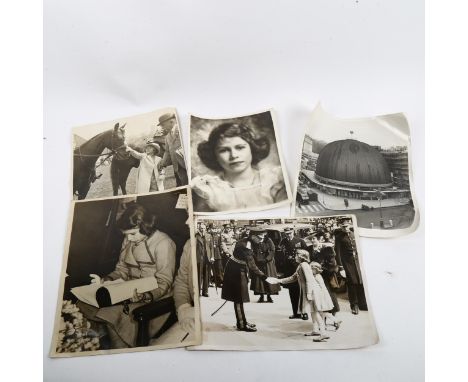 Various Royal photographs, including Princess Elizabeth attending Coronation Concert for Children, Marcus Adams Princess Eliz