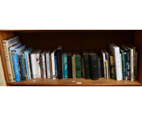 A shelf of gardening books, botanical books etc 