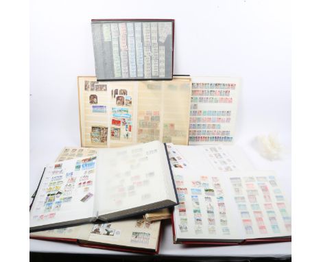 A quantity of Vintage world postage stamps and albums 
