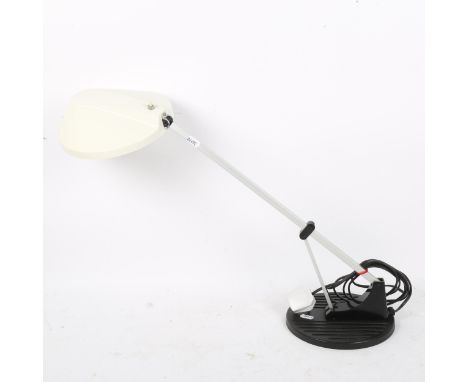 A mid-century Herbert Terry WL2 desk lamp with cast-iron base