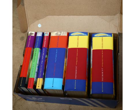 6 J K Rowling Harry Potter hardback books 