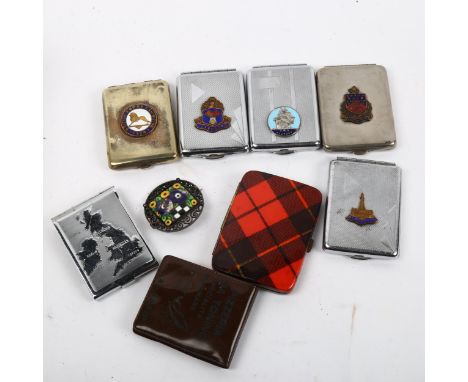Vintage matchbook cases, including British Empire Exhibition 1924, and HMS Victory 