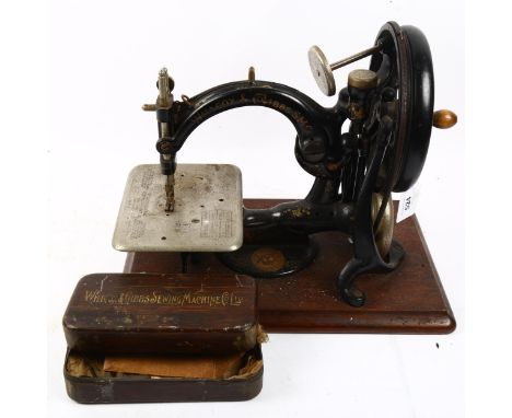 A Vintage Willcox &amp; Gibbs sewing machine 