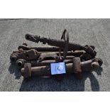 Various Massey Ferguson linkage parts.