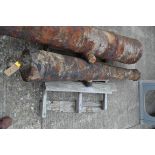Cannon. Recovered from North Sea.