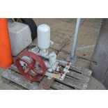 Joseph Evans 3in water pump with flat belt drive.
