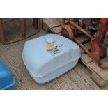 Fordson Major fuel tank. Requires repair.