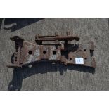 Various Ferguson / Massey Ferguson drawbar parts.