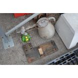 Simplex milking machine vacuum pump, cast iron bas