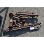 Various Massey Ferguson drawbar parts.