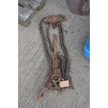 Yale and Towne 4.5T pull-lift ratchet hoist.