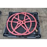 2x large diameter gate valve wheels.