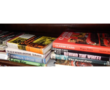 T R Nicholson, Five Roads to Danger, W.H.Charnock, Mind over Motor, and further automobila reference books.