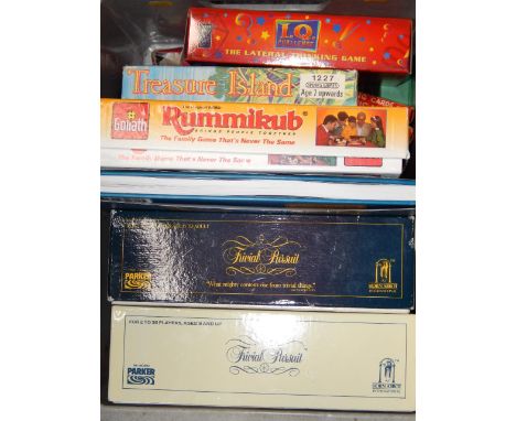 Pepys series Dan Bare and Secret Agent card games, Tantrix, Trivial Pursuit and other games and puzzles, (qty).