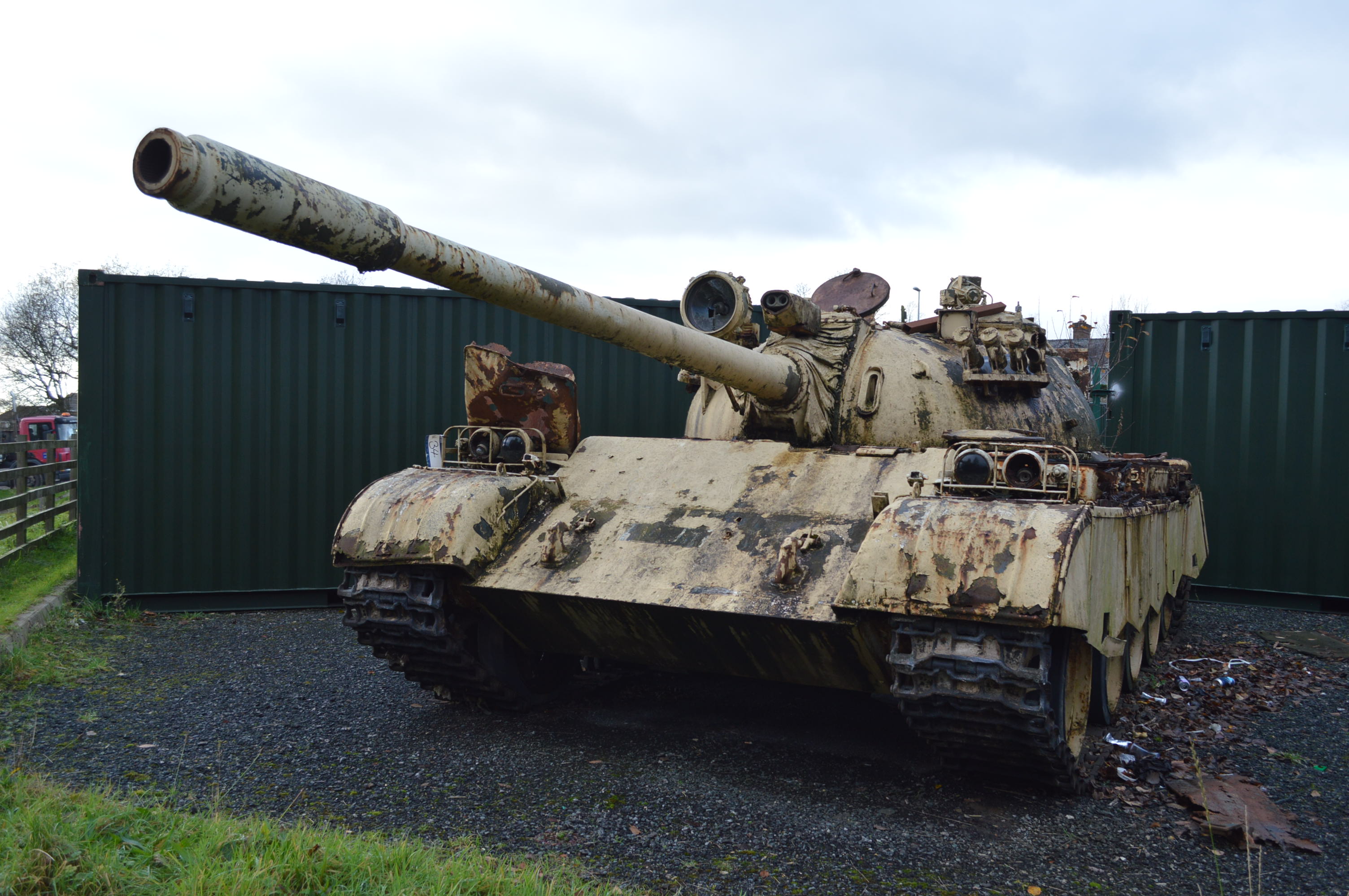 T69 Main Battle Tank, understood to be captured in Iraq – see plaque ...