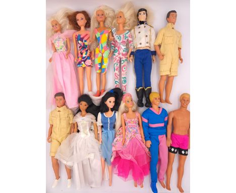 Mattel 2013 Barbie And Ken Retro Style Fabric 42 good W x 39 L