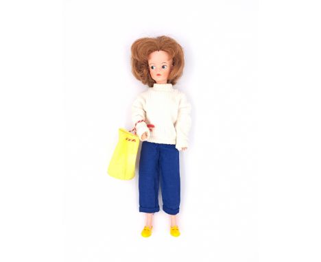 Pedigree mini Sindy vintage Mamselle Ship Ahoy doll, 1967, auburn hair, Good to Excellent.&nbsp;