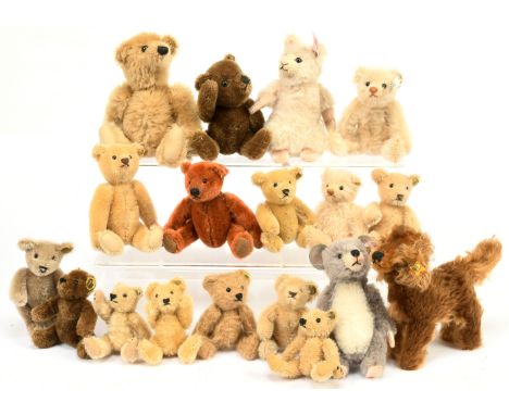 Steiff miniature bears and others group, including: Beatrix Potter Johnny Town Mouse, white tag 663024, LE 1500, exclusive to
