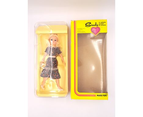 Marx Toys boxed vintage Sindy doll, 1978, within Good original box, item would benefit from cleaning, storage damage (mould),