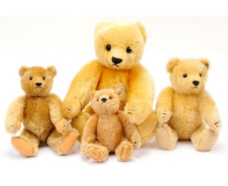 Steiff teddy bear group including: (1) Margaret Woodbury Strong teddy bear, Collector's Edition 1984, white tag 1056/18, USA 