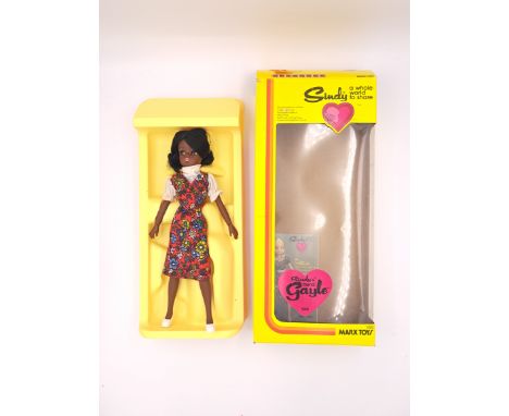 Marx Toys Gayle boxed doll, Sindy's friend, 1978, within Fair to Good Plus original box (sticker has become detached but is p