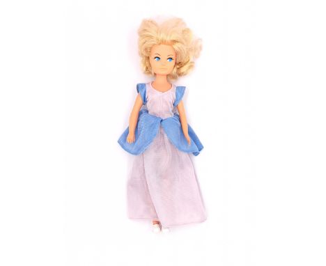 Pedigree rare Cinderella vintage doll, 1977, wearing original outfit, indentation to left breast, otherwise Good Plus to Exce