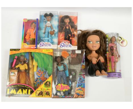 Collection of fashion dolls including: (1) Powco Sweet Sirens Adrie boxed doll; (2) Powco Sweet Sirens Misty boxed doll; (3) 