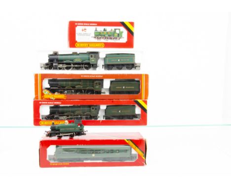 Hornby 00 Gauge GWR Steam Locomotives and BR DMU, R761 5934 'Albert Hall' (2, one in base of box only), R349 King Class 6013 