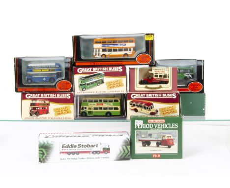 00 Gauge Buses Coaches and Vans by various makers, EFE  Buses and Coaches (7), Corgi Original Omnibus (4), Atlas Great Britis