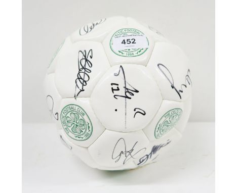 SPORTING MEMORABILIA Celtic FC: a football bearing team signatures Condition Report:Available upon request