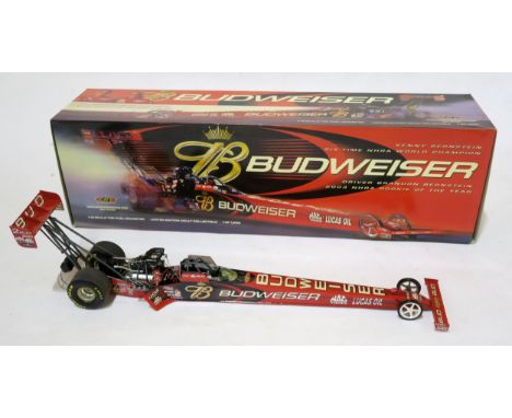 A 1:16-scale limited edition of 1,500 Budweiser Kenny/Brandon Bernstein 2003 Top Fuel Dragster, boxed&nbsp; Condition Report: