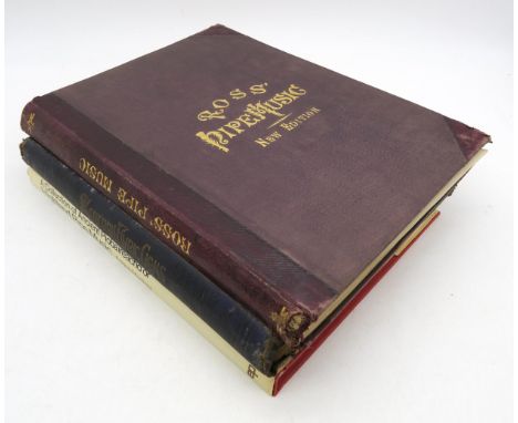 Three volumes of bagpipe music:&nbsp;Ross' Collection of Pipe Music, 2nd edition, 1875, with bookplate of William Arthur Sixt