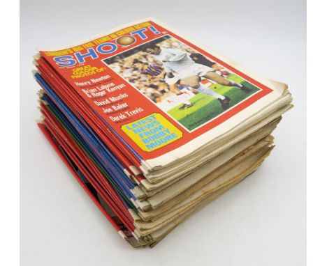 SPORTING MEMORABILIA Shoot! football magazine, various issues, largely dating from 1970 Condition Report:Available upon reque
