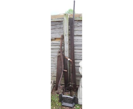 Collection of antique tools etc. 