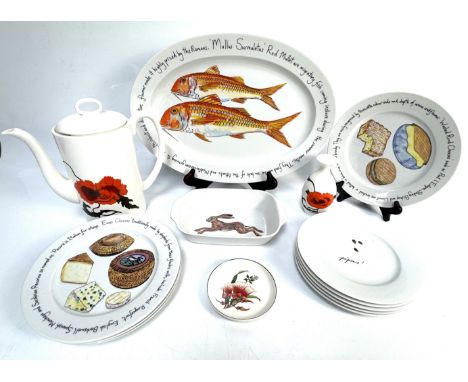 Assorted china: Wedgewood Susie cooper, Limoges, (A lot).