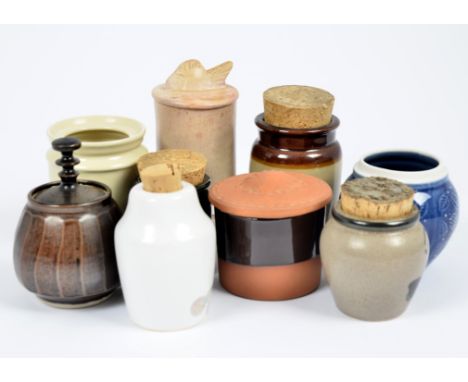 A large collection of mostly ceramic spice pots, predominantly British and European with some Asian examples, by a variety of