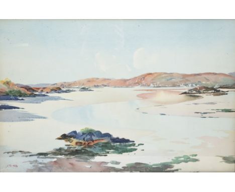 Early 20th Century British School lithograph, 'April Morning', 32.5 cm x 50 cm, framed and glazed; together with a wooden fra