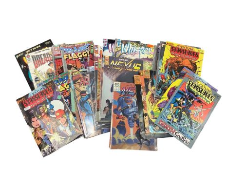 Large quantity of First Comics to include Whisper, Badger, American Flagg and others