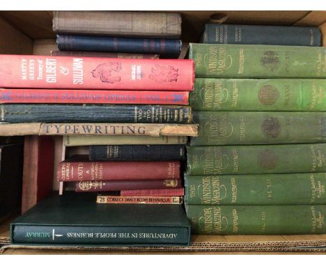 3 Boxes of vintage books