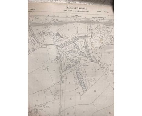 A collection of vintage/antique photographs, and a collection of maps and plans