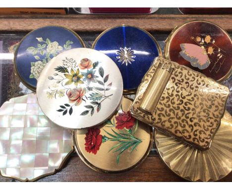Vintage compacts including Stratton 