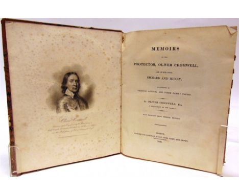 [HISTORY]  Cromwell, Oliver. Memoirs of the Protector, Oliver Cromwell, and of his Sons, Richard and Henry, for Longman et al