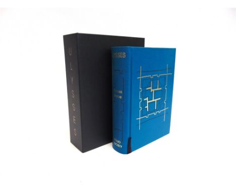 [LITERATURE]  Joyce, James. Ulysses, limited edition 285/1750, Folio Society, London, 2004, full turquoise blue goatskin gilt