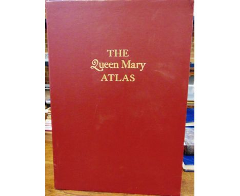 [ATLAS]  The Queen Mary Atlas, limited edition 565/1000, Folio Society, London, 2005, full crimson calf gilt by Smith Settle 