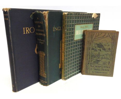 [ARCHITECTURE]  Lloyd, Nathaniel. A History of English Brickwork, Montgomery, London, 1925, original pictorial dark green clo