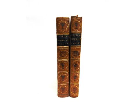 [HISTORY]  Watson, Rev. John. Memoirs of the Ancient Earls of Warren and Surrey, and their Descendants, two volumes, Eyres, W